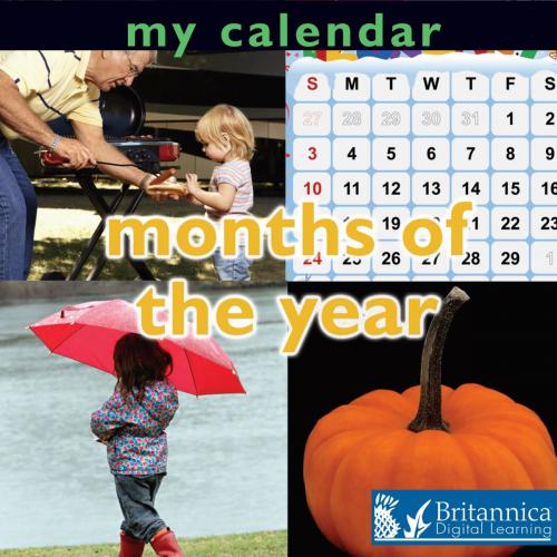 Cover of the book My Calendar: Months of the Year by Luana K. Mitten, Britannica Digital Learning
