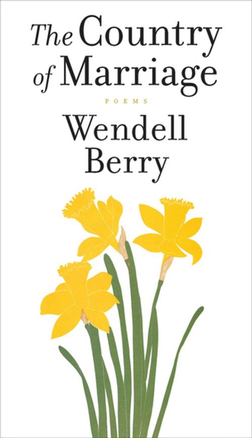 Cover of the book The Country of Marriage by Wendell Berry, Counterpoint Press