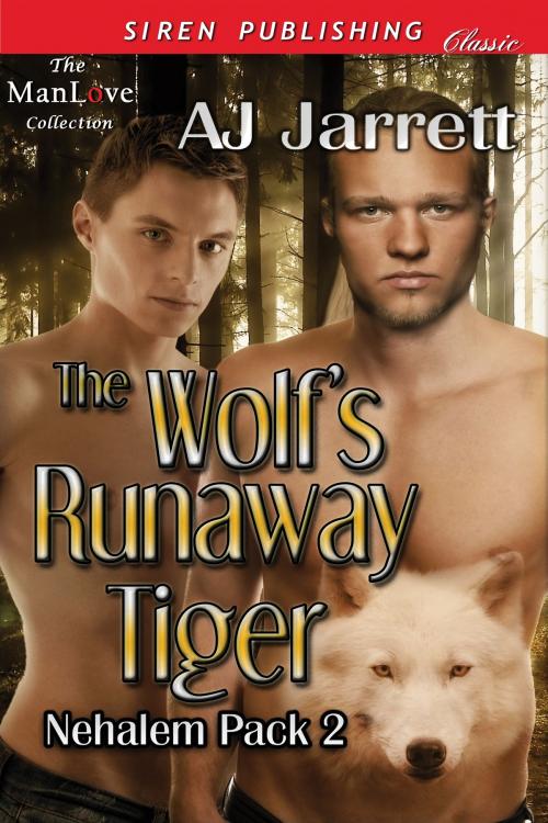 Cover of the book The Wolf's Runaway Tiger by AJ Jarrett, Siren-BookStrand