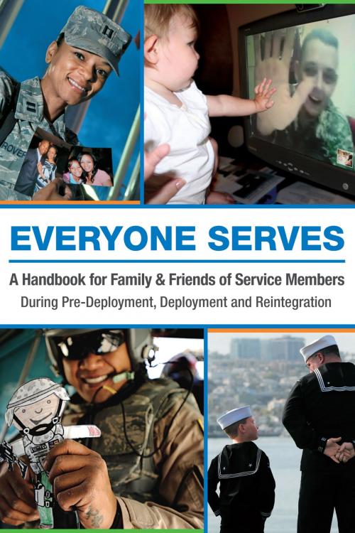 Cover of the book Everyone Serves by Blue Star Families, Vulcan Productions, NBC Publishing