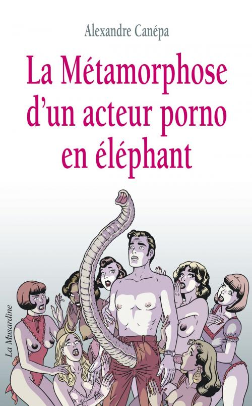 Cover of the book La métamorphose d'un acteur porno en éléphant by Alexandre Canepa, Groupe CB