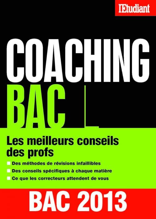 Cover of the book Coaching bac L by Isabelle Maradan, Sophie de Tarle, LES EDITIONS DE L'OPPORTUN