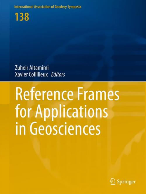 Cover of the book Reference Frames for Applications in Geosciences by , Springer Berlin Heidelberg