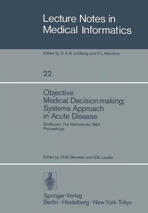 Cover of the book Objective Medical Decision-making; Systems Approach in Acute Disease by , Springer Berlin Heidelberg