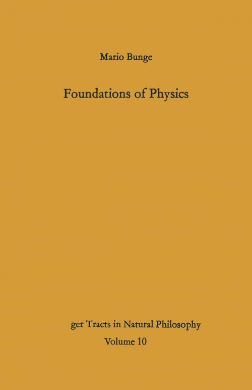 Cover of the book Foundations of Physics by Mario Bunge, Springer Berlin Heidelberg