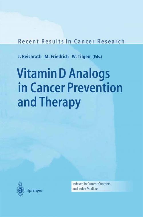 Cover of the book Vitamin D Analogs in Cancer Prevention and Therapy by , Springer Berlin Heidelberg
