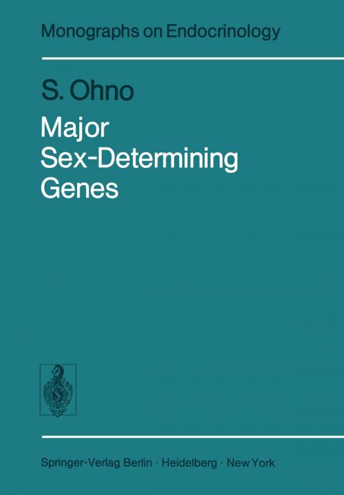 Cover of the book Major Sex-Determining Genes by S. Ohno, Springer Berlin Heidelberg