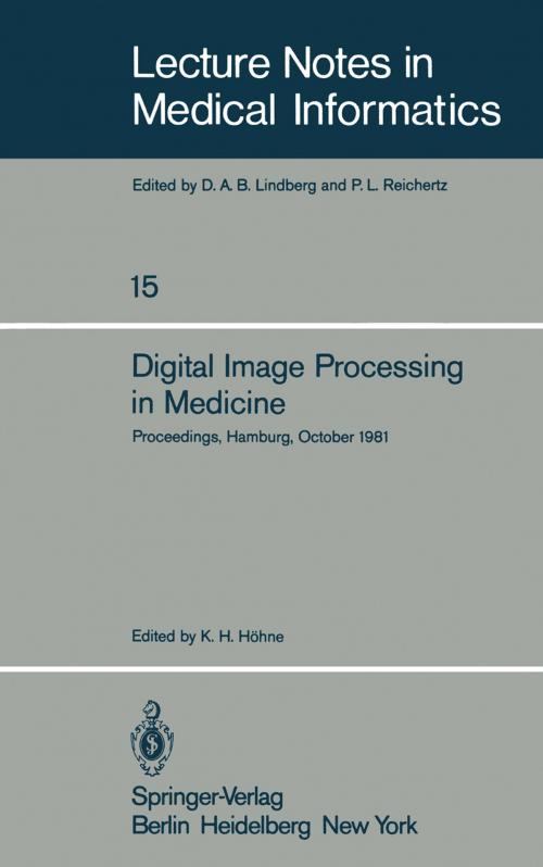 Cover of the book Digital Image Processing in Medicine by , Springer Berlin Heidelberg