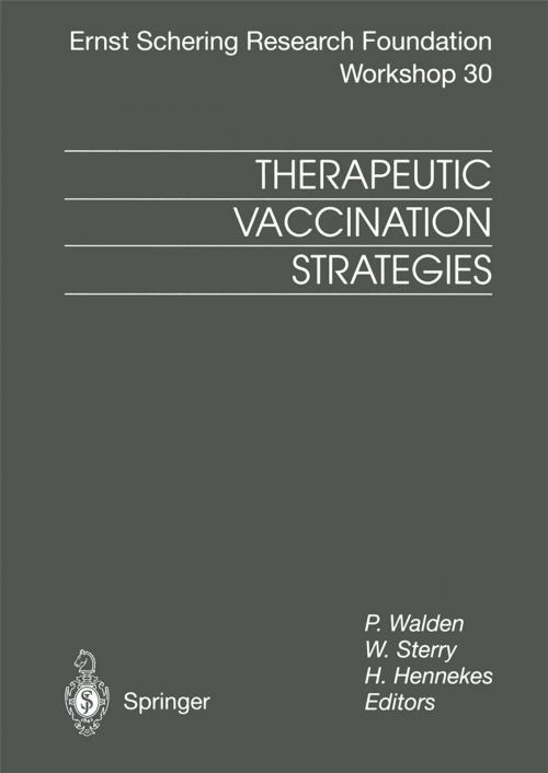 Cover of the book Therapeutic Vaccination Strategies by , Springer Berlin Heidelberg
