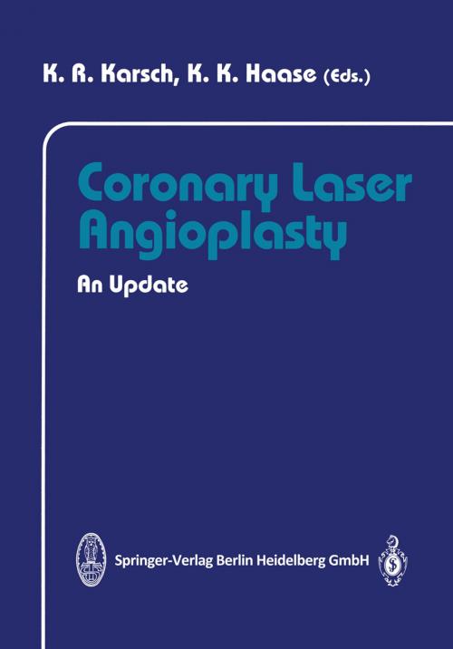 Cover of the book Coronary Laser Angioplasty by , Steinkopff