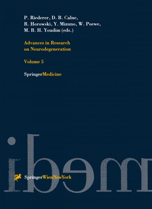 Cover of the book Advances in Research on Neurodegeneration by , Springer Vienna