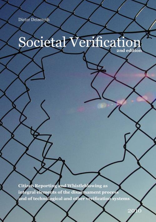 Cover of the book Societal Verification by Dieter Deiseroth, Books on Demand