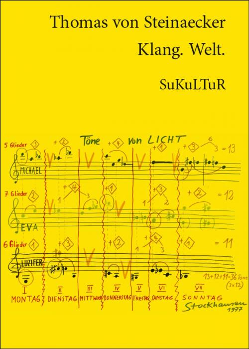 Cover of the book Klang. Welt. by Thomas von Steinaecker, SuKuLTuR