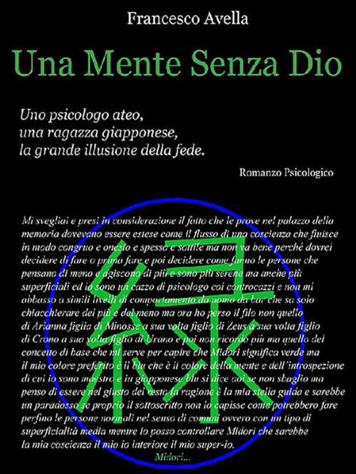 Cover of the book Una mente senza Dio by Francesco Avella, Youcanprint Self-Publishing