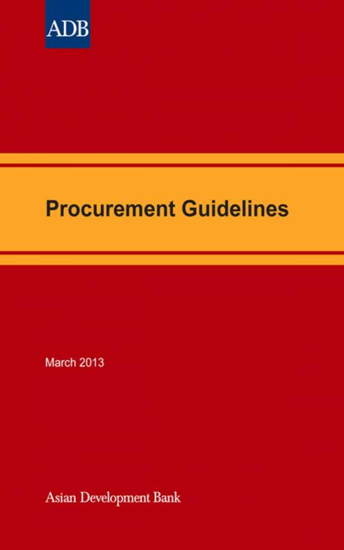 Cover of the book Procurement Guidelines by Asian Development Bank, Asian Development Bank