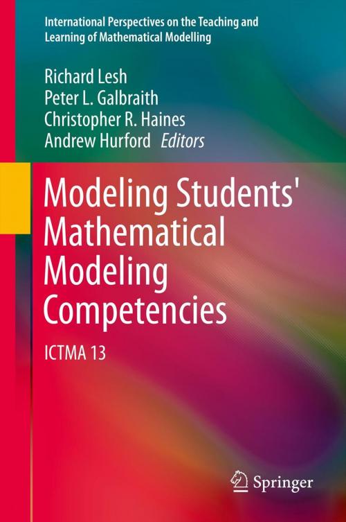 Cover of the book Modeling Students' Mathematical Modeling Competencies by , Springer Netherlands