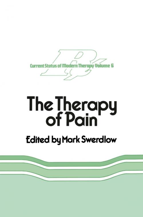 Cover of the book The Therapy of Pain by , Springer Netherlands