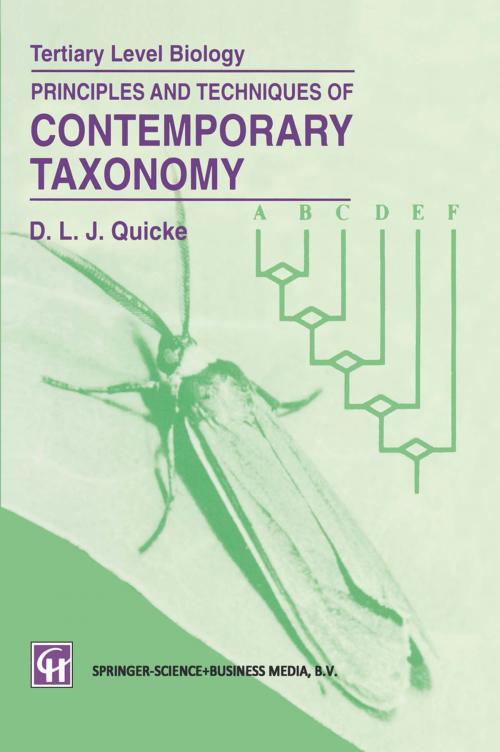 Cover of the book Principles and Techniques of Contemporary Taxonomy by , Springer Netherlands