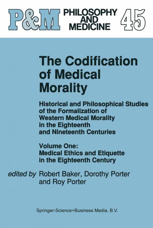 Cover of the book The Codification of Medical Morality by , Springer Netherlands