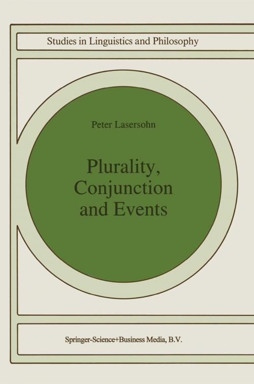 Cover of the book Plurality, Conjunction and Events by P. Lasersohn, Springer Netherlands