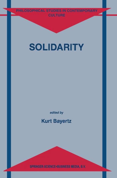 Cover of the book Solidarity by , Springer Netherlands
