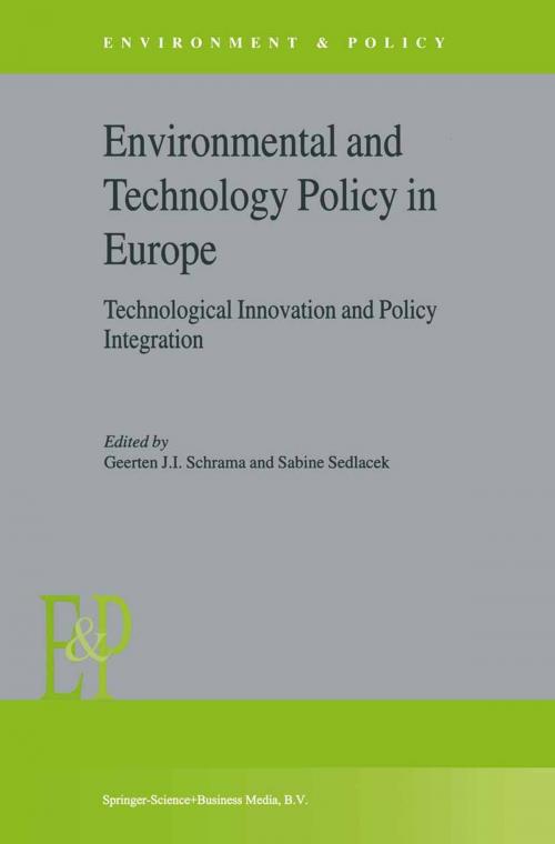 Cover of the book Environmental and Technology Policy in Europe by , Springer Netherlands