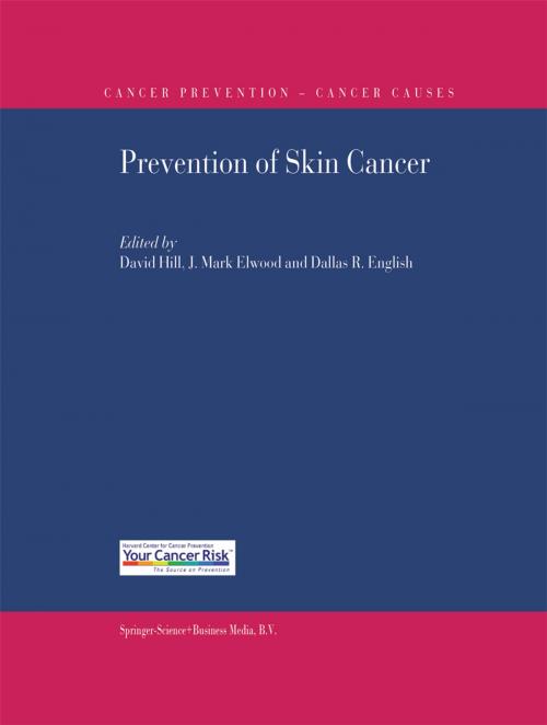 Cover of the book Prevention of Skin Cancer by , Springer Netherlands