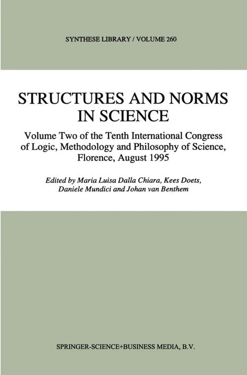 Cover of the book Structures and Norms in Science by , Springer Netherlands