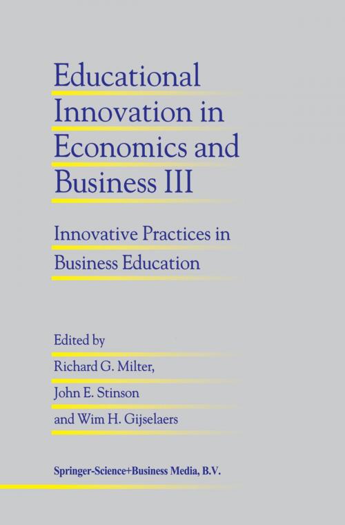 Cover of the book Educational Innovation in Economics and Business III by , Springer Netherlands