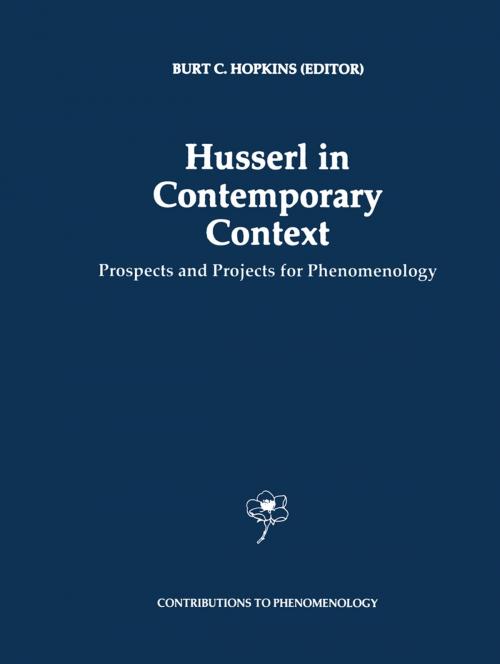 Cover of the book Husserl in Contemporary Context by , Springer Netherlands