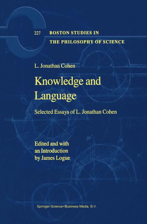 Cover of the book Knowledge and Language by L. Jonathan Cohen, Springer Netherlands