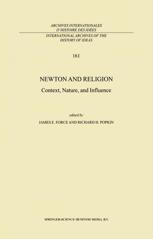 Cover of the book Newton and Religion by , Springer Netherlands