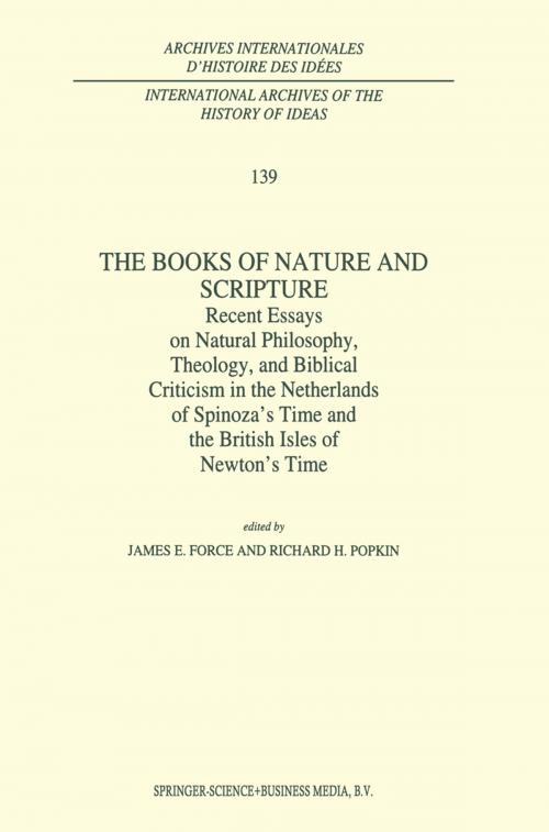 Cover of the book The Books of Nature and Scripture by , Springer Netherlands