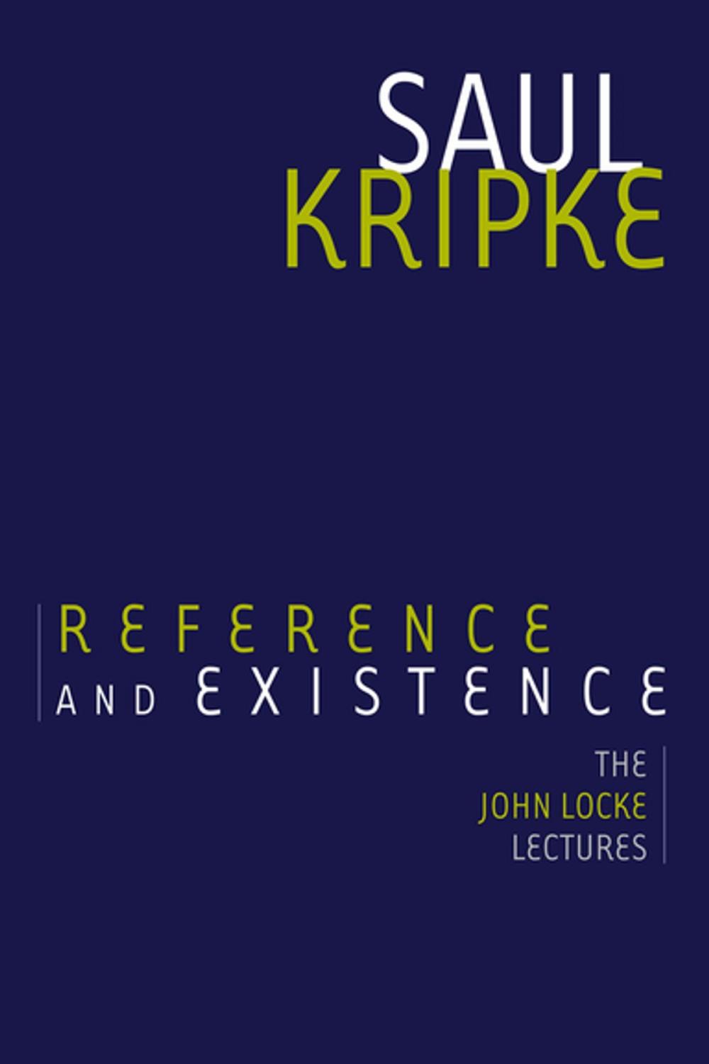 Big bigCover of Reference and Existence
