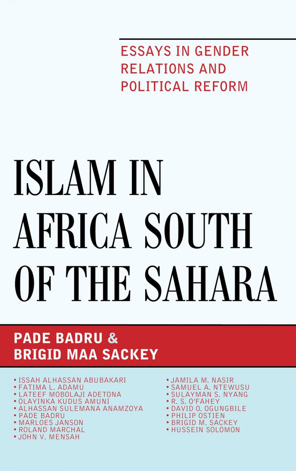 Big bigCover of Islam in Africa South of the Sahara
