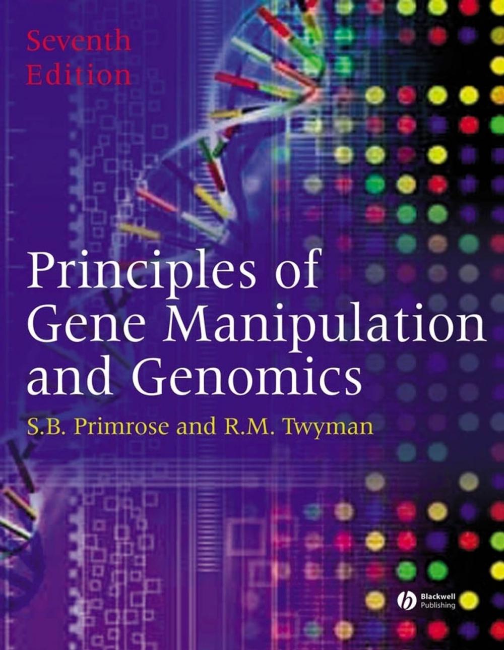 Big bigCover of Principles of Gene Manipulation and Genomics