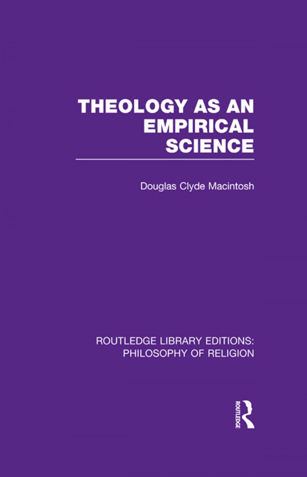 Big bigCover of Theology as an Empirical Science