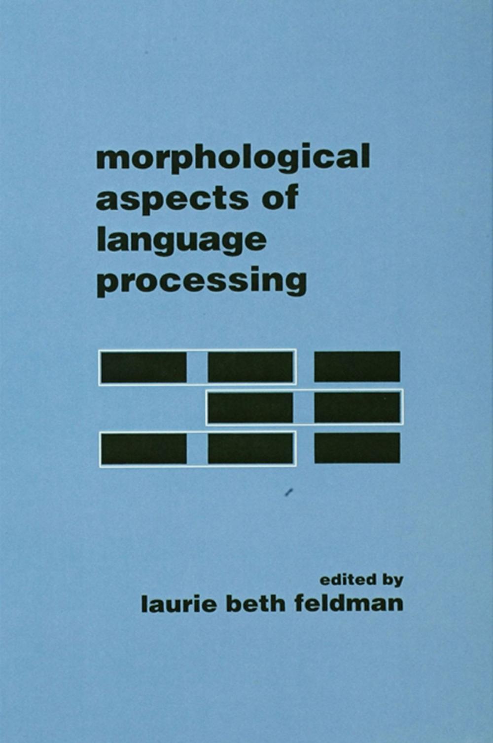 Big bigCover of Morphological Aspects of Language Processing