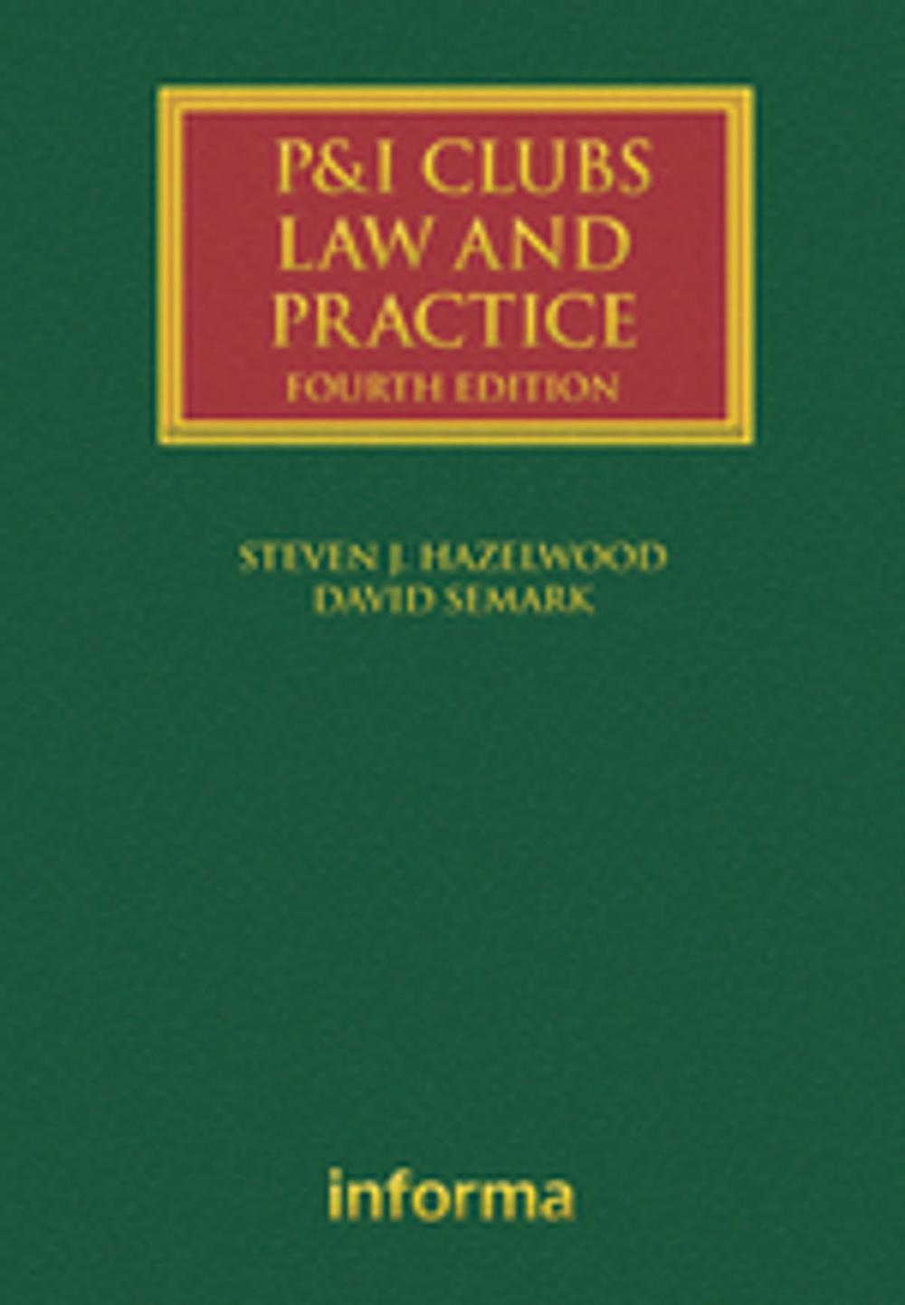 Big bigCover of P&I Clubs: Law and Practice
