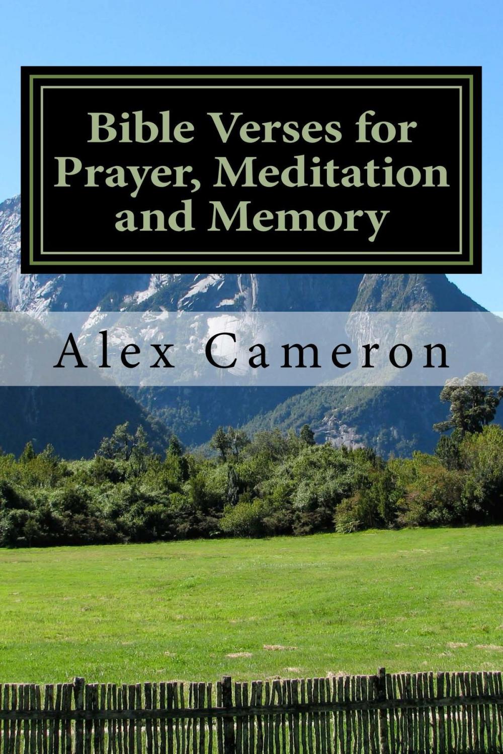 Big bigCover of Bible Verses for Prayer, Meditation and Memory