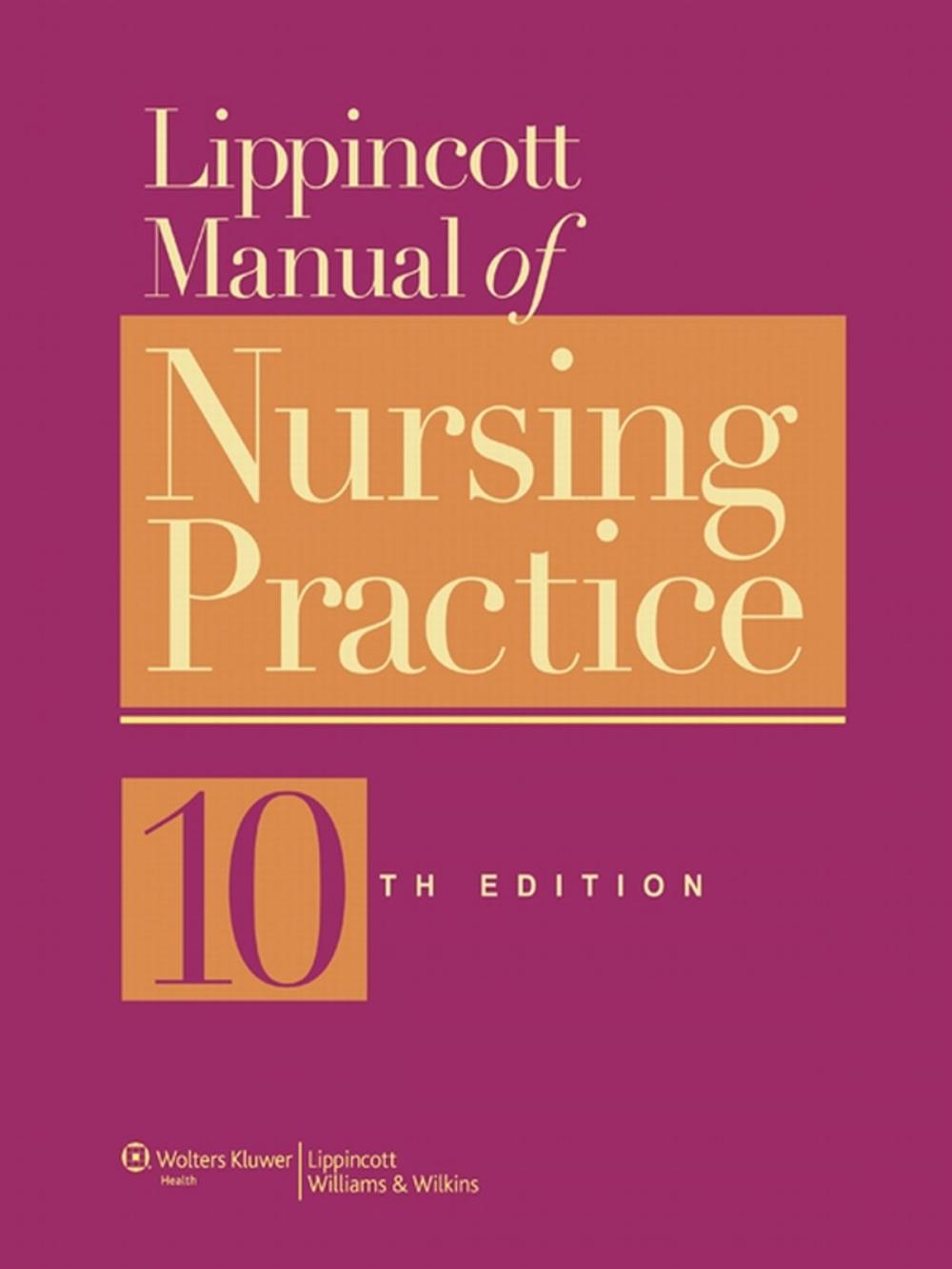 Big bigCover of Lippincott Manual of Nursing Practice