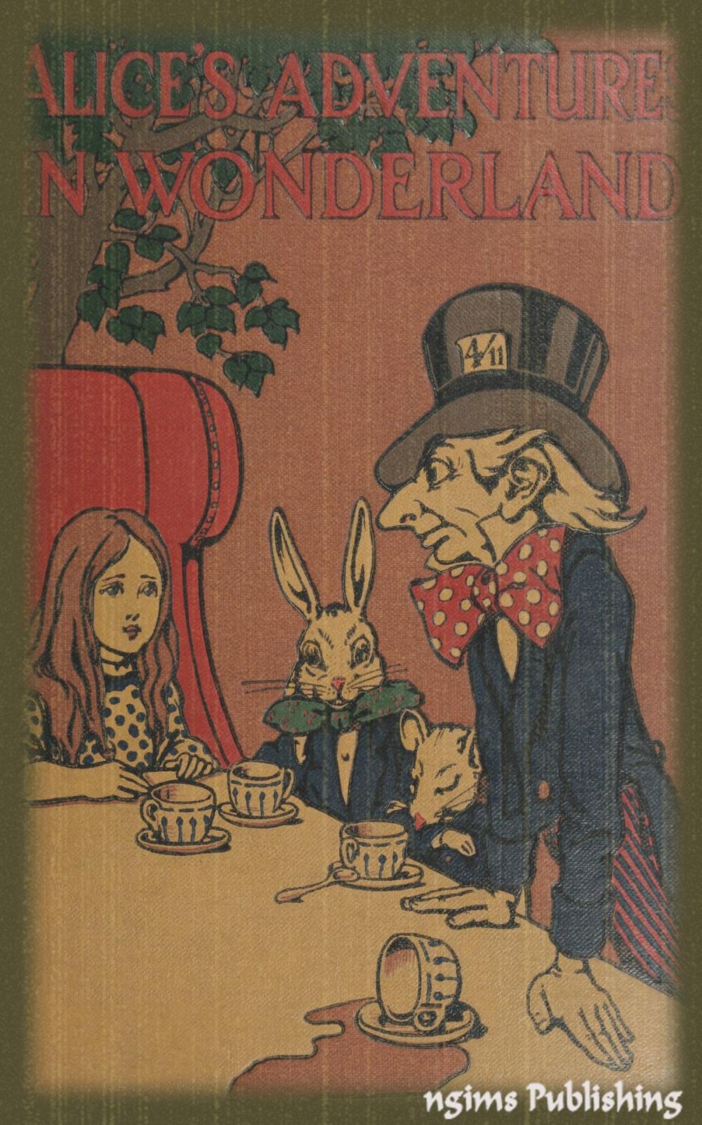 Big bigCover of Alice's Adventures in Wonderland (Illustrated by John Tenniel + Audiobook Download Link + Active TOC)