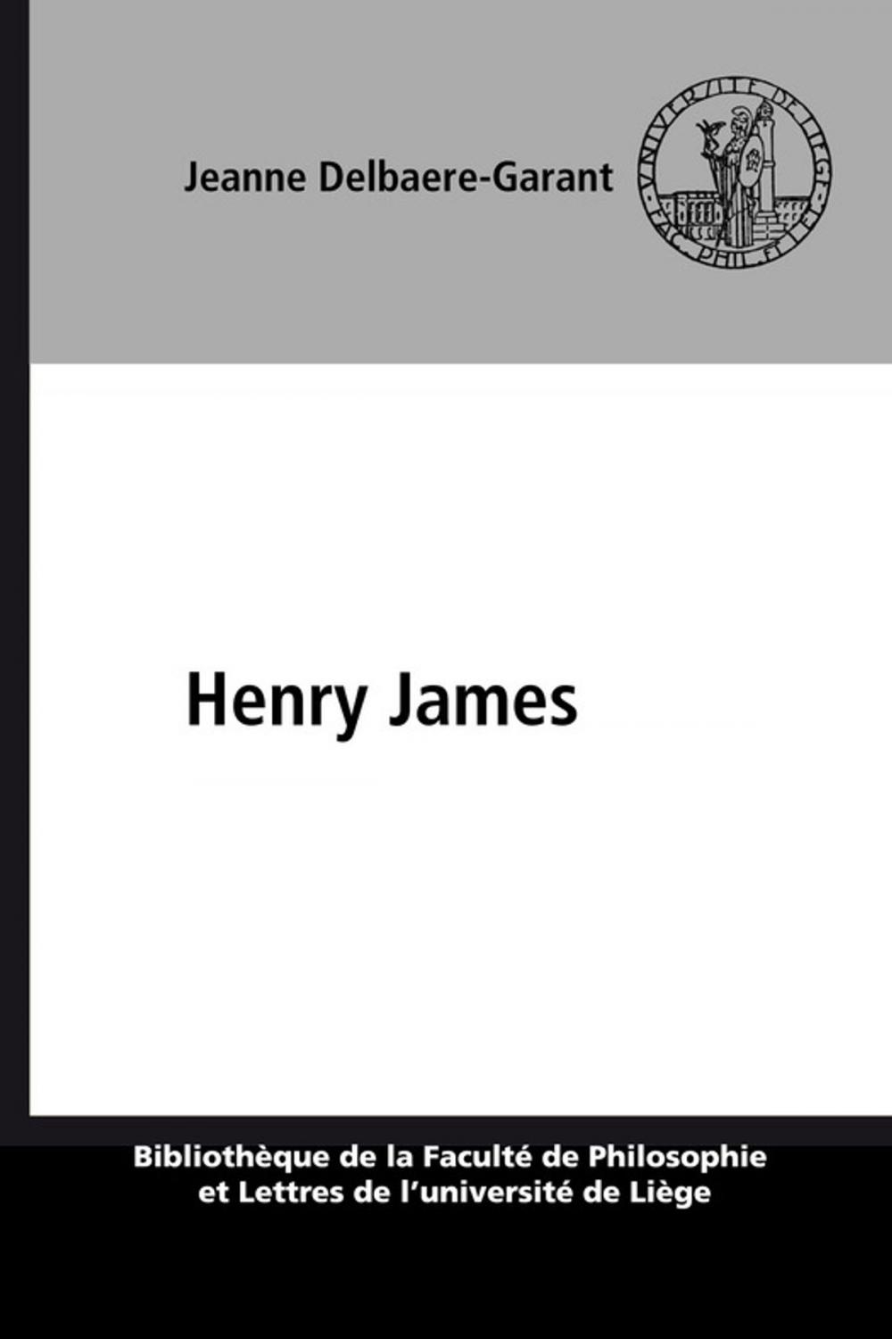 Big bigCover of Henry James