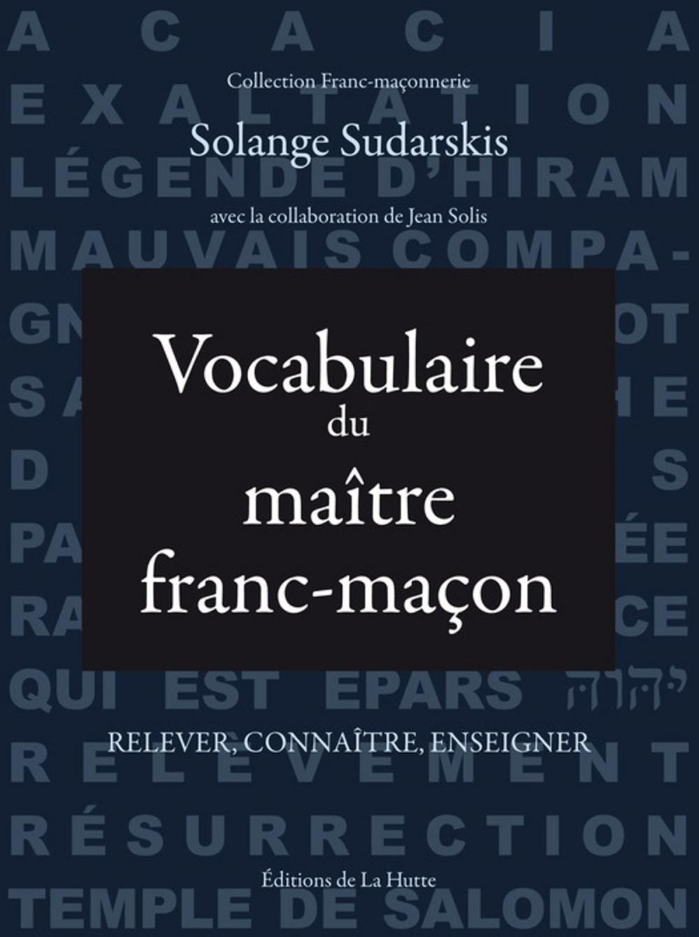 Big bigCover of Vocabulaire du maître franc-maçon