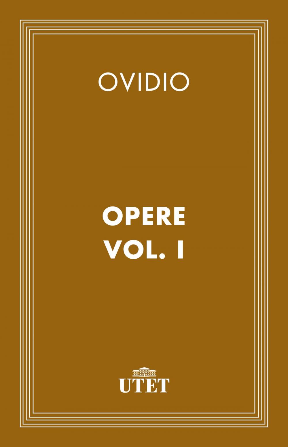 Big bigCover of Opere. Vol. I