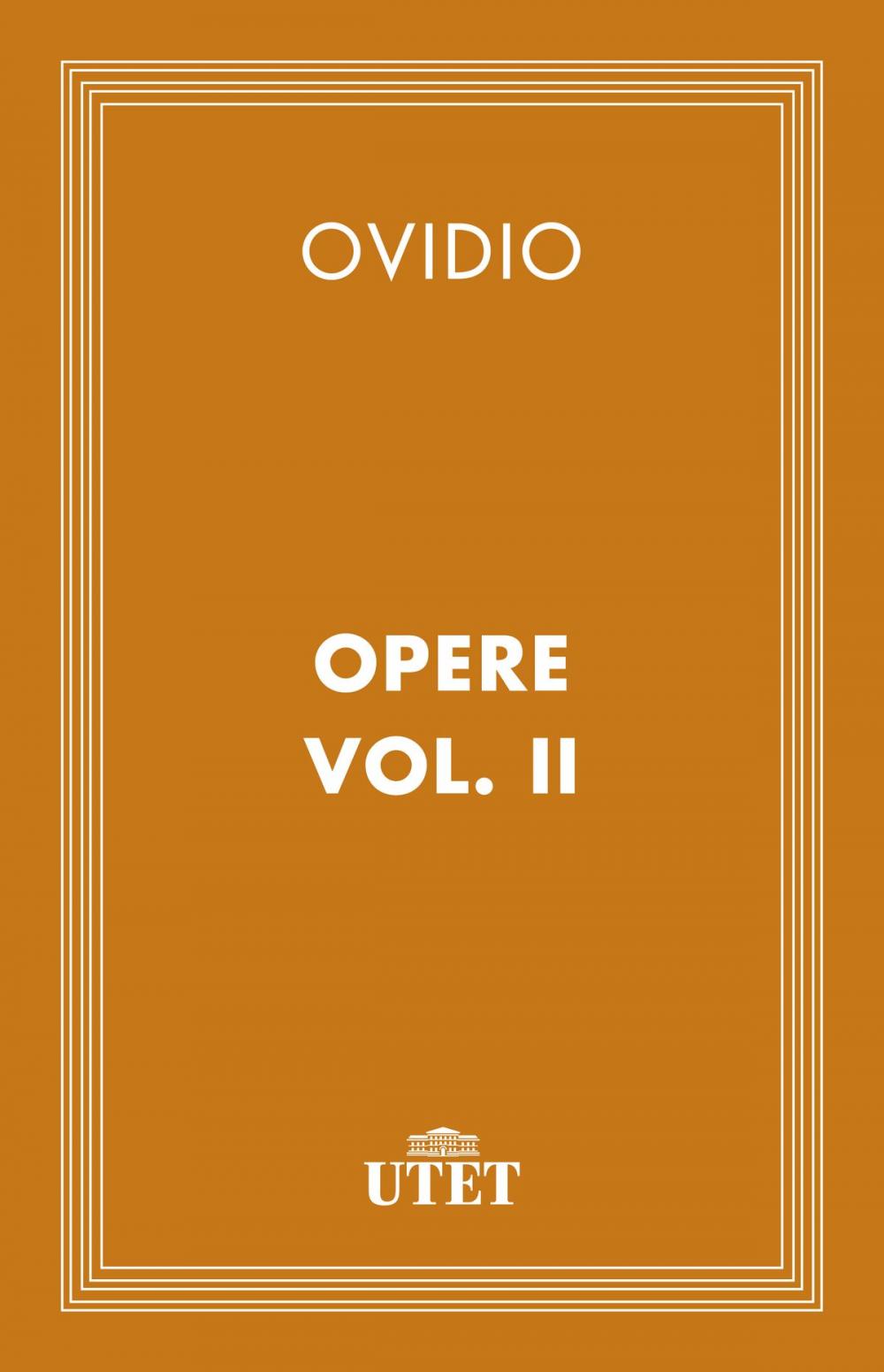 Big bigCover of Opere. Vol. II