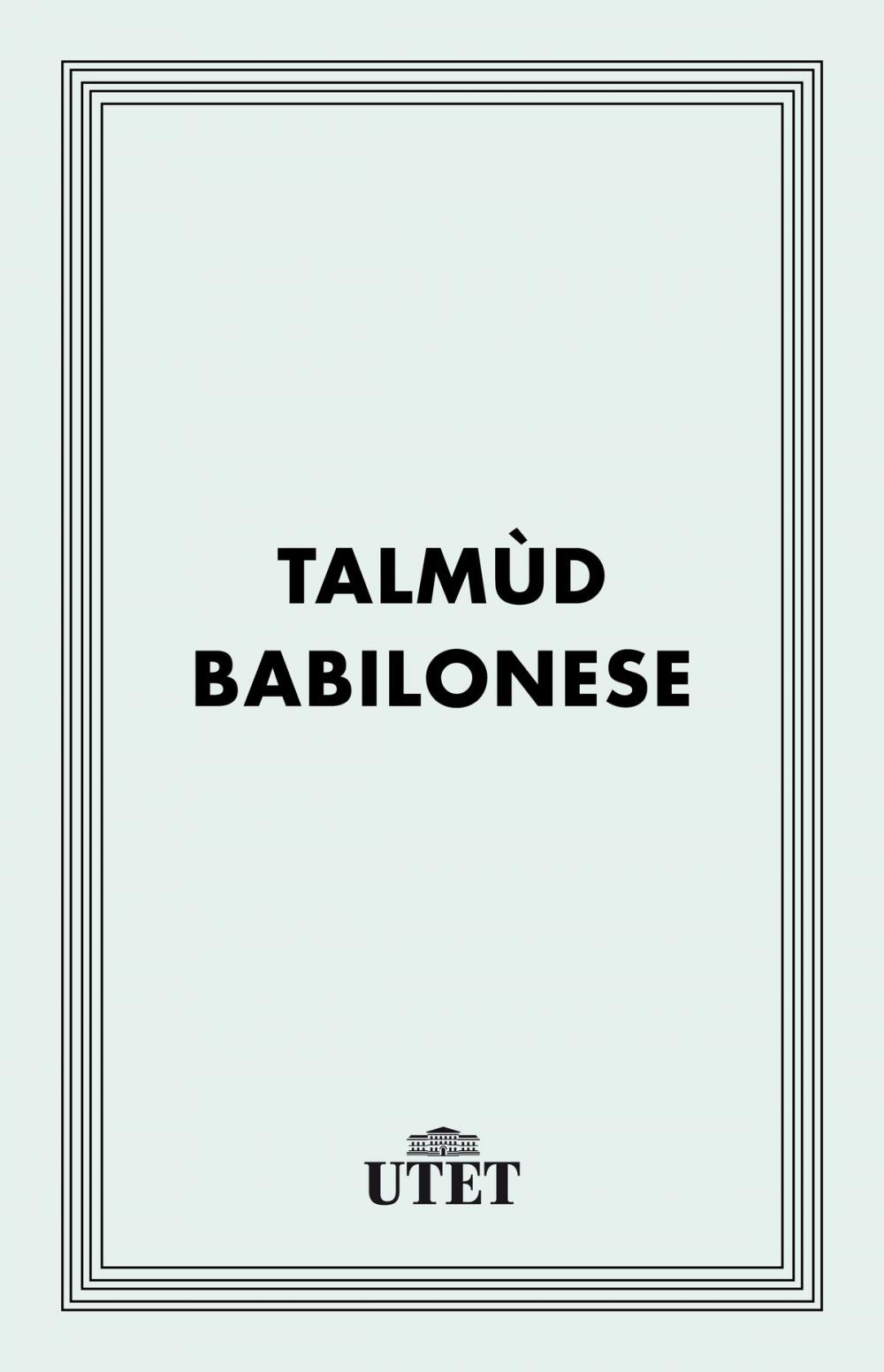 Big bigCover of Talmùd babilonese