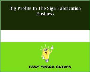 Cover of Big Profits In The Sign Fabrication Business