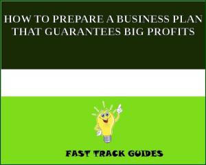 Cover of HOW TO PREPARE A BUSINESS PLAN THAT GUARANTEES BIG PROFITS
