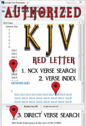 Book cover of Authorized KJV (Red Letter Edition): MATTHEW